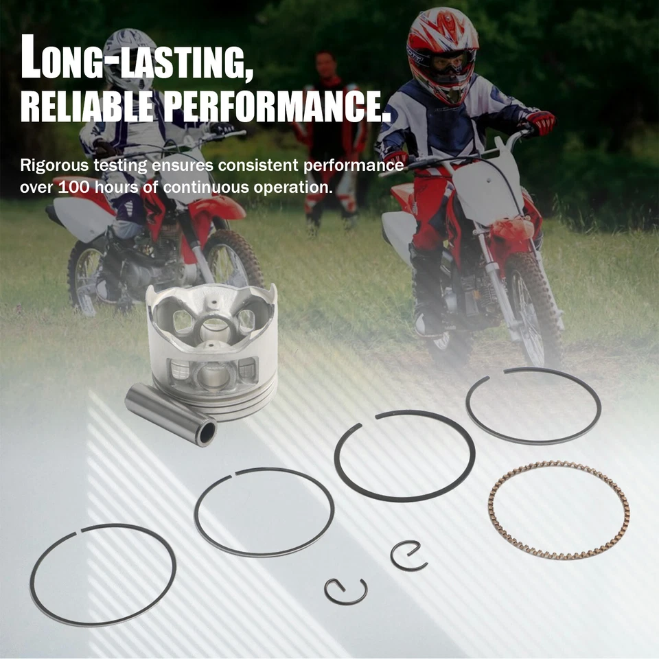 Kit de anillos de pistón para Honda 2001-2003 XR100R 2004-2013 CRF100F 2006 NSF100 STD Foto 2 de 4