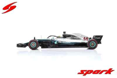 Mercedes W09 GP. Abu Dhabi No. 44 Lewis Hamilton 2018 Spark Mercedes W09 GP. Abu Dhabi No. 44 Lewis Hamilton 2018 Spark