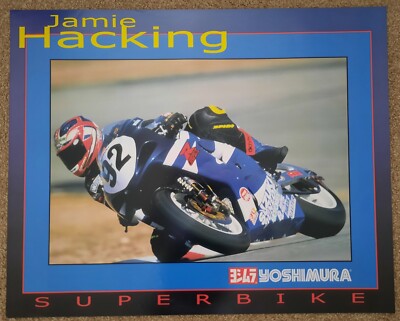 Vintage Original Poster 2002 Jamie Hacking Yoshimura Suzuki GSX-R ...