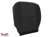 2009-2014 GMC Sierra SLE -Driver Side Bottom Replacement Cloth Seat Cover Black