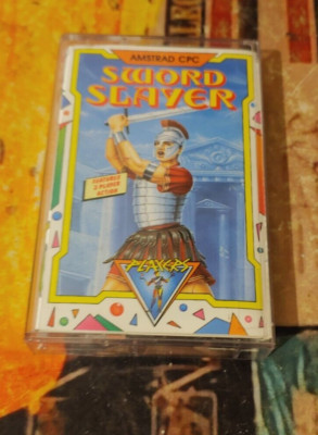 Sword Slayer (Players 1988) Amstrad CPC (Tape, Box, Manual) works 8-bit classic