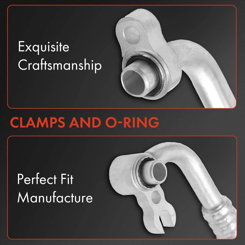 Manguera de línea de succión de aire acondicionado para Dodge Dart 2013 2014 2015 2016 L4 1,4 L 68081641AD Foto 3 de 4