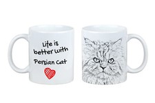 Tazza Persiana Con Gatto La Vita È Meglio Art-Cane