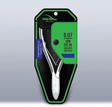 5 Pairs D-07 Nghia Cuticle Nippers Stainless Steel Double Spring Jaw 16 NEW