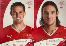 Marco Streller, Alain Nef, NATIONALTEAM Schweiz, AK *DRUCK!**