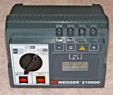 AVO Biddlle MEGGER 210600 Wire Cable Insulation Test Set 100/250/500/1000Volts