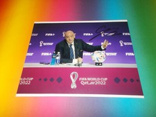 Gianni Infantino President FIFA Signed Autographed on 20x25 Photo