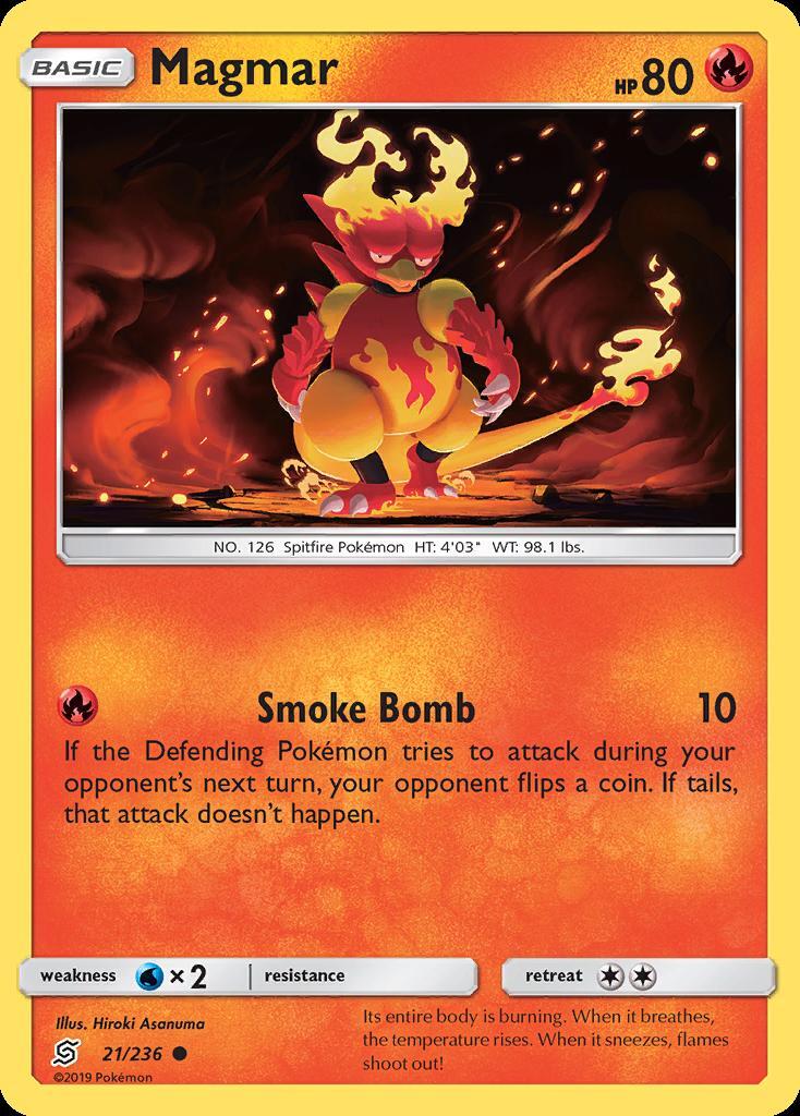Pokemon Magmar (21/263) Unified Minds LP