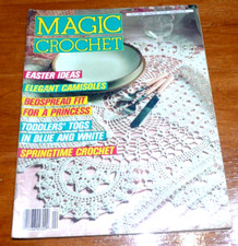 MAGIC CROCHET Magazine April 1989 59 Easter Springtime Camisoles Bedspread