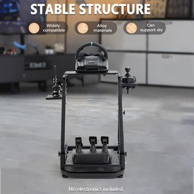 Marada Racing Steering Wheel Stand Adjustable Foldable Fits Logitech G920 G923