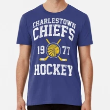 Charlestown Chiefs Hockey S to 5XL Made in the USA T-Shirt