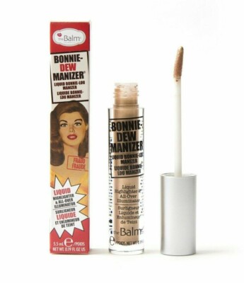 THE BALM BONNIE-LOU MANIZER LIQUID HIGHLIGHTER & ALL OVER ILLUMINATOR 9g