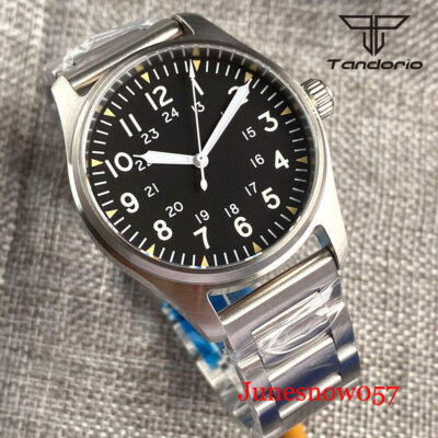 Luminous Japan NH35A PT5000 Movement Automatic Men's Wristwatch Sapphire Crystal