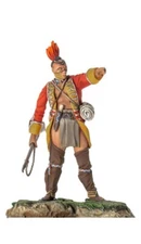 Mohawk Warrior Native American 54mm Painted Tin Toy Soldier Pre-Sale | Art