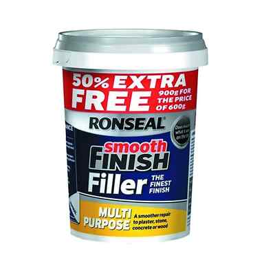 Ronseal Glatte Oberfläche Mehrzweck Fertigmischung und Pulver Wandfüller 900G Wanne