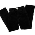 AGOLDE Black Pinch High Waist Straight Leg Corduroy Pants 25 — photo 2