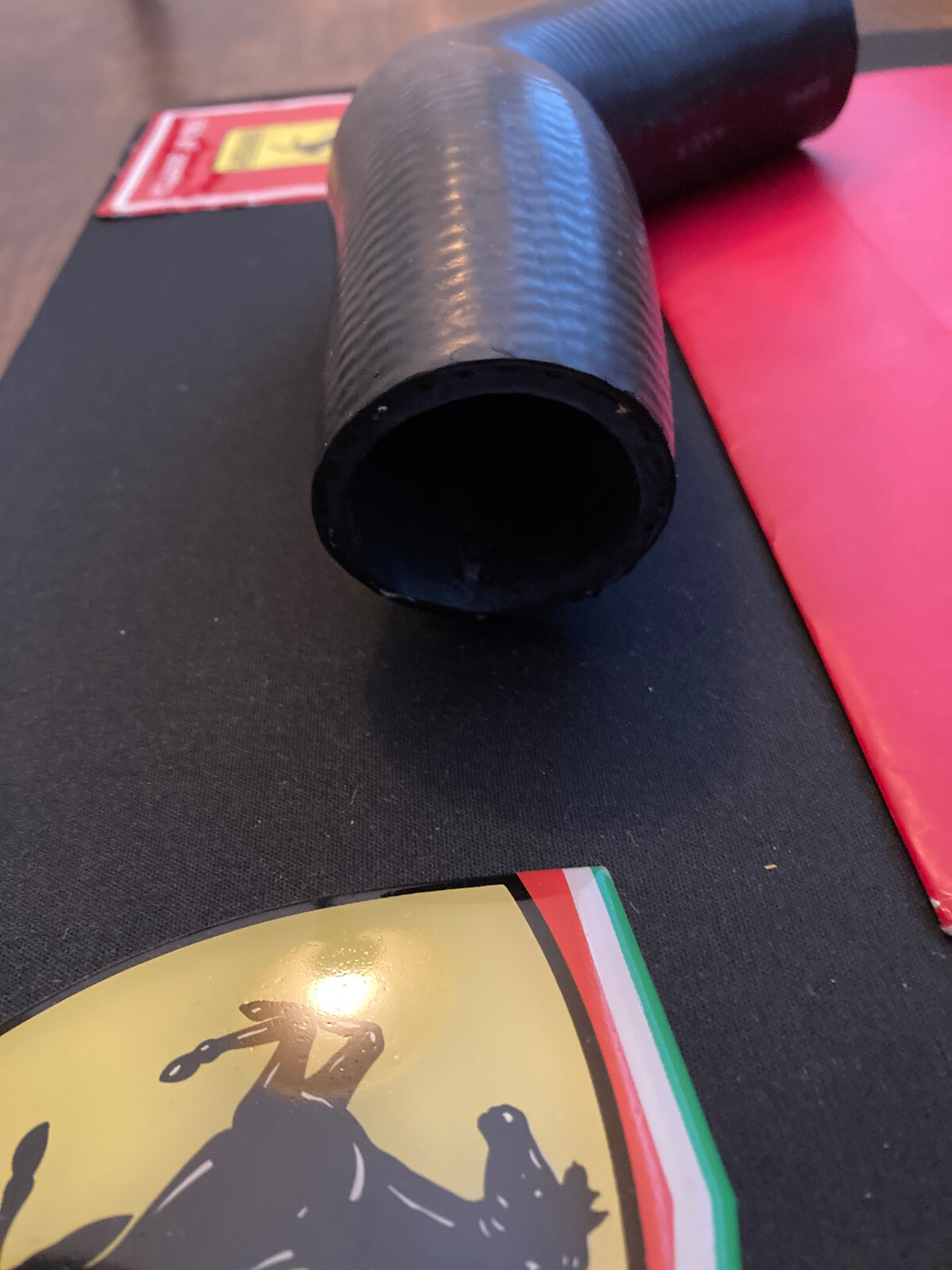 Ferrari 308,355,Mondial - Cooling Water Hose For Radiator - P/N 164417/R