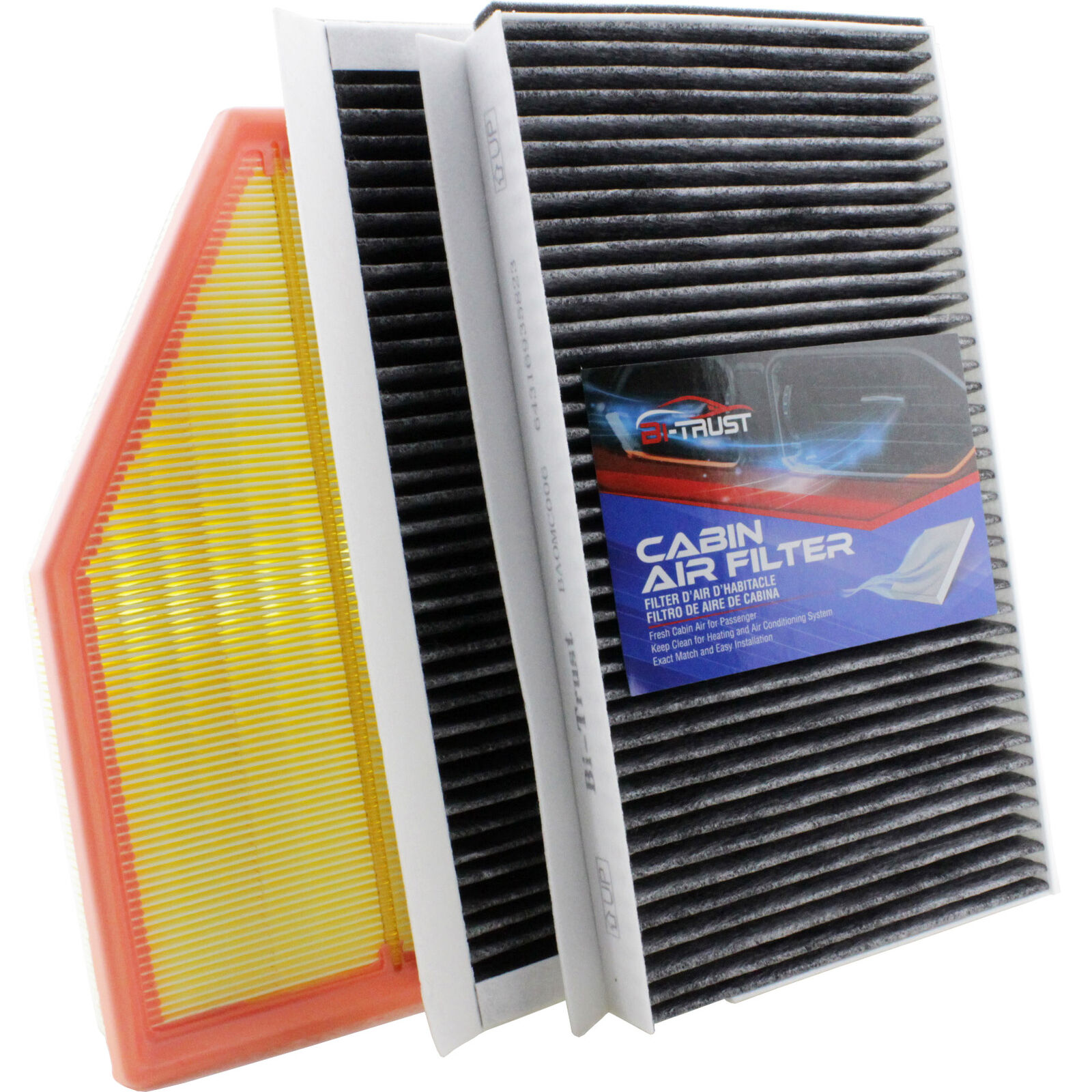 Engine and Cabin Air Filter Kit for BMW 525I 525XI 528I 528XI 530I 530XI 545I