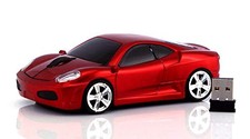 Sport Car Shaped Wireless Mouse Ergonomic Optical USB 2.4G PC Mac Laptop
