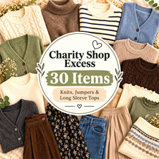 30 Items Women's Clothing Reseller Bundle Knitwear Jumpers Cardigans Joblot
