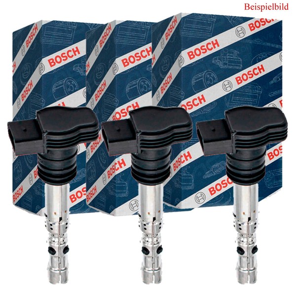 3X Bosch ZüNdspulen FüR VW UP 121 122 BL1 BL2 1.0 Polo 6R 6C 1.2 TSI 16V AW1-image