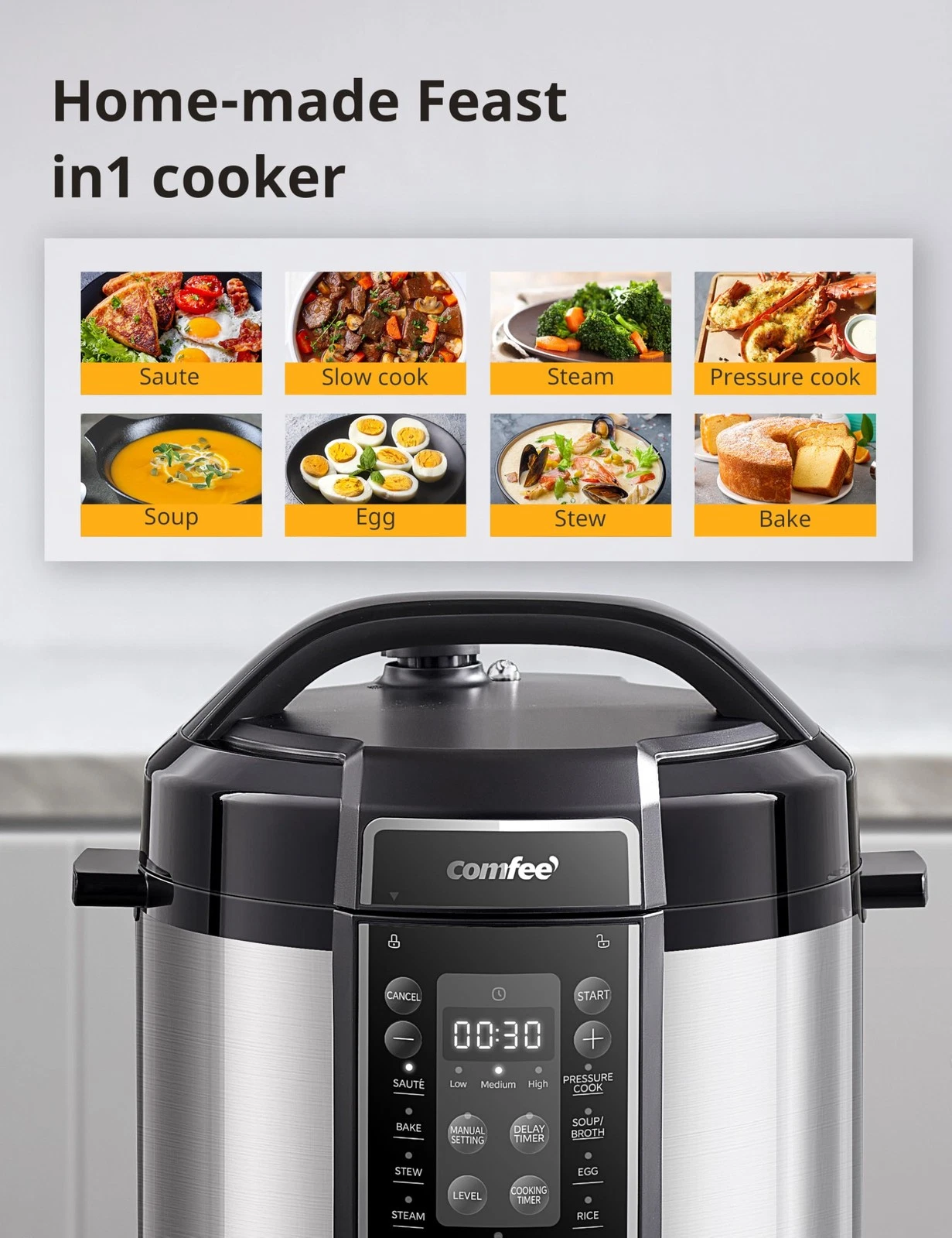 COMFEE' Pressure Cooker - Thumbnail 5