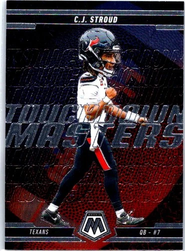 2025 Panini Mosaic #11 C.J. Stroud Touchdown Masters Mosaic Houston Texans