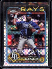 Osleivis Basabe Rookie 2024 Topps Chrome X-Fractors #41 Tampa Bay Rays