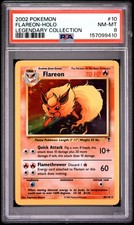 2002 Pokemon Legendary Collection #10 Flareon-Holo Legendary Collection PSA 8 on eBay