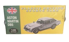 ATLAS EDITIONS 1:43 SCALE "CLASSIC SPORTS CARS" SERIES SILVER ASTON MARTIN DB5