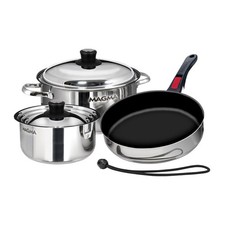Magma Marine Induction Non-Stick Nesting Cookware Set7 Piece
