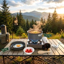 Camping Kochgeschirr Set 8-teiliges Outdoor Geschirr Set Refurbished – Bild 3