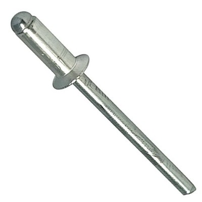 Aluminum Pop Rivets 5/32'' x 1/4'' Steel Mandrel Flat Countersunk Head Qty 250
