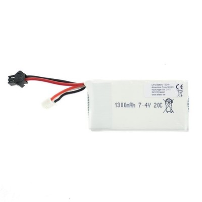 efaso Power Akku 7,4V 1300mAh Li-Po HBX Stecker passend für B-14 B-24 CX-35 B-36