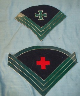 1887 1902 PERIOD HOSPITAL STEWARD SERGEANT CHEVRONS MEDICAL CORPS INSIGNIA RARE