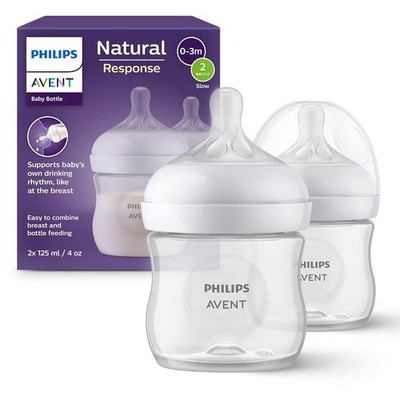 Philips AVENT Babyflaschen   2x Babyflaschen, 125 ml, für Neugeborene