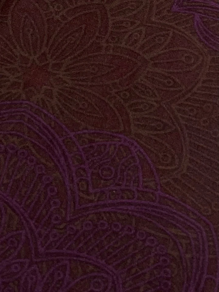 Leggings LuLaRoe TC Alta Curvilínea BORGONHA MARROM ROXO Flor Zen MANDALA UNICÓRNIO - Imagem 3 de 4