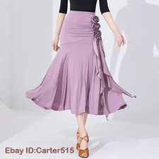 New Women Smooth Ballroom Tango Waltz Standard Competition Swing Dance Skirts