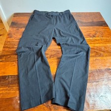 Louis Raphael Tailored Black Dress Pants Mens Size 34x32 Polyester Viscose