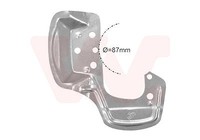 Van Wezel Spritzblech, Bremsscheibe Rechts, Vorderachse U.A. FüR Opel, Vauxhall