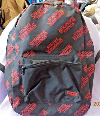 Loungefly Stranger Things Black & Red Character Print Backpack Loungefly Stranger Things Light-Up Mini Backpack Upside Down  main image 4