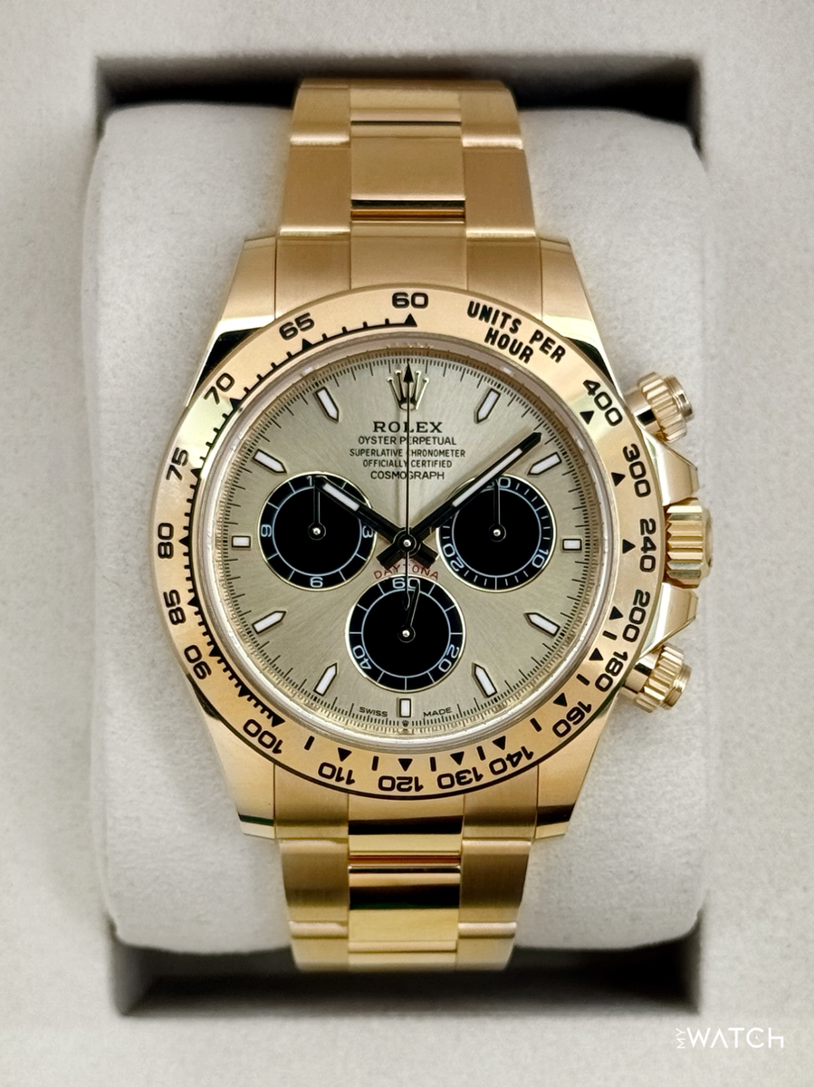 おまっちゃページ NEW 2026 Rolex Daytona 40mm 126508 18K Yellow Gold Champagne