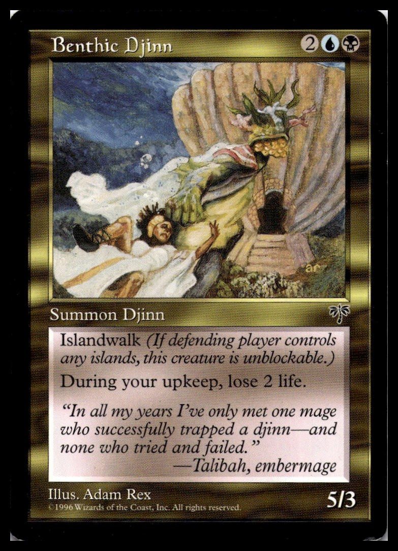 MTG Benthic Djinn - Mirage MP