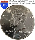 1997-D Kennedy Half Dollar 50c - BRILLIANT UNCIRCULATED (BU)