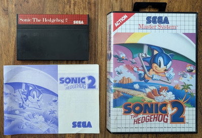 Sonic 2  - SEGA Master System Spiel OVP