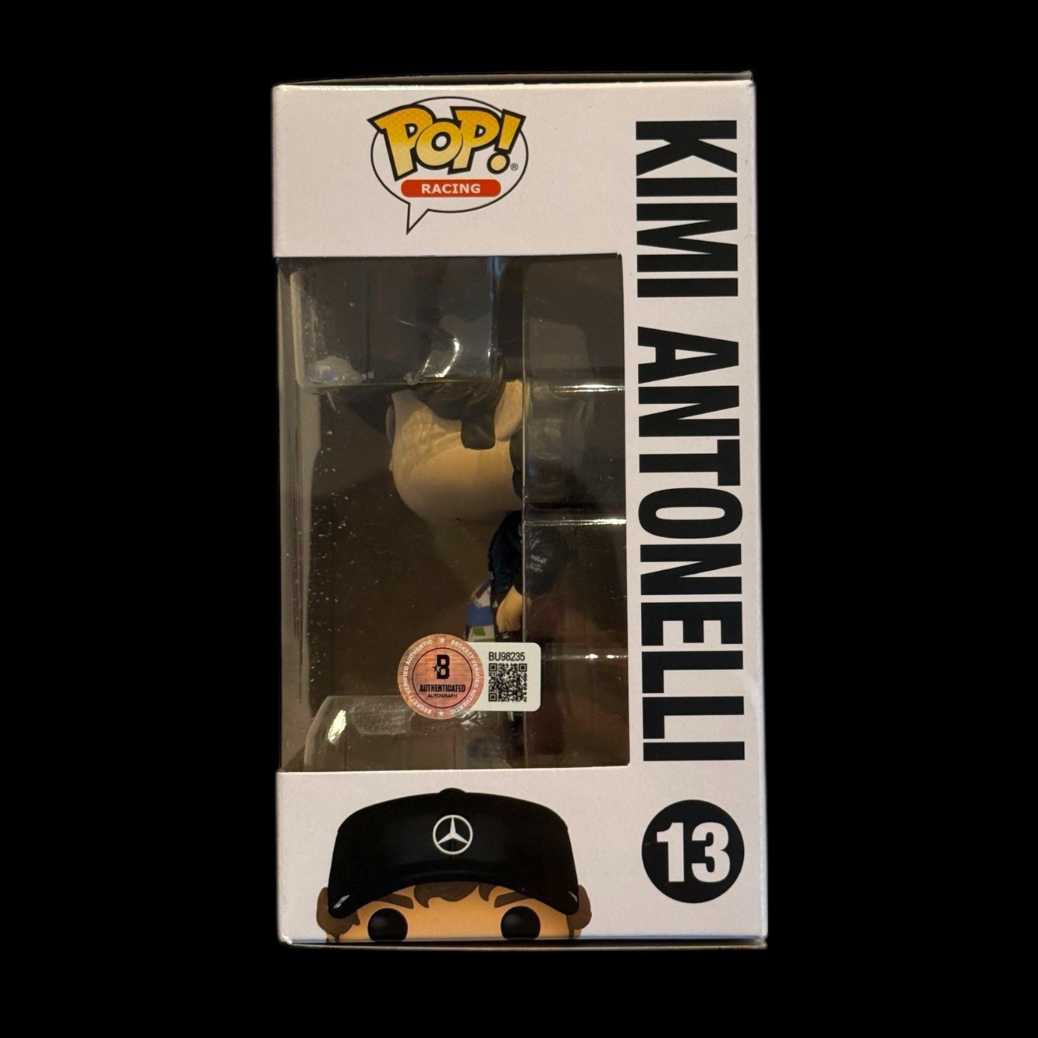 Kimi Antonelli Signed Funko #13 BAS Beckett COA Autograph Mercedes Formula 1 F1 
