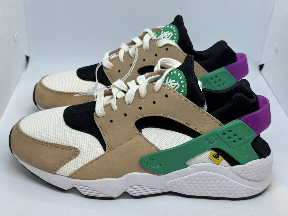 Nike Air Huarache Premium Moving Company Shoes Mens Size 12 Tan Leather Athletic Nike Air Trainer Huarache Men main image 3