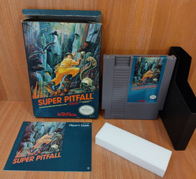 Vgc BOX CIB Super Pitfall Minty Cart complete in nintendo nes Nice lot