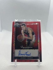 2024 Leaf Metal Jerry West 1/1 Auto Signature Series Lakers #B-JW1 The Logo