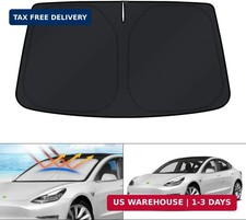 Windshield Sun Shade for 2017-2023 Tesla Model 3 Accessories Sunshade Windo